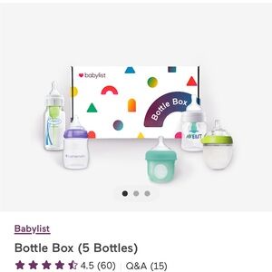 Bottle Box (5 Bottles) - Multi Color